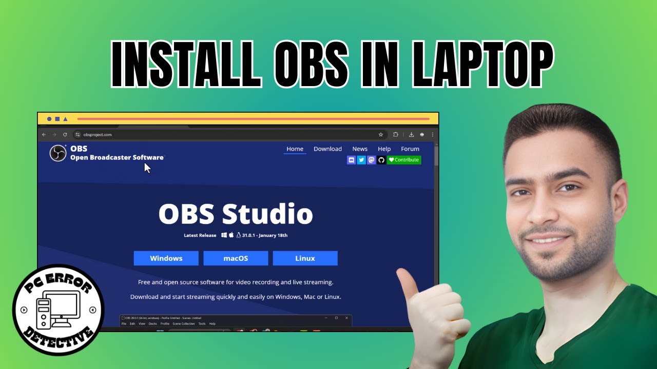 How to Install OBS in Laptop - Step-by-Step Guide [2025]