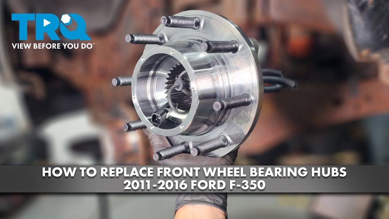 How to Replace Front Wheel Hub Bearings 2011-2016 Ford F-350