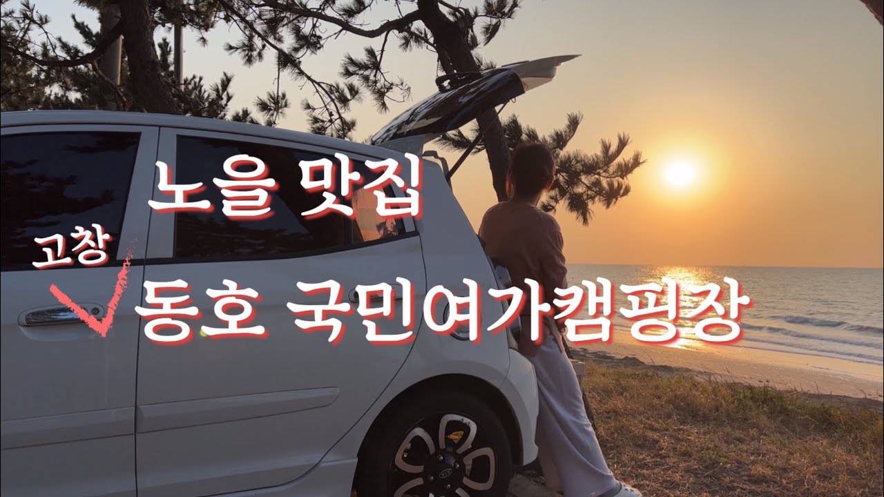 고창 동호국민여가캠핑장 무료 오픈 ㅣ 캠핑장가서 스텔스 차박한 사연