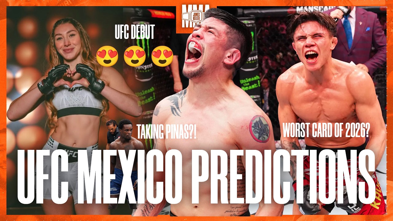 UFC MEXICO FULL CARD PREDICTIONS! BRANDON MORENO VS LONE'ER KAVANAGH FULL BREAKDOWN!