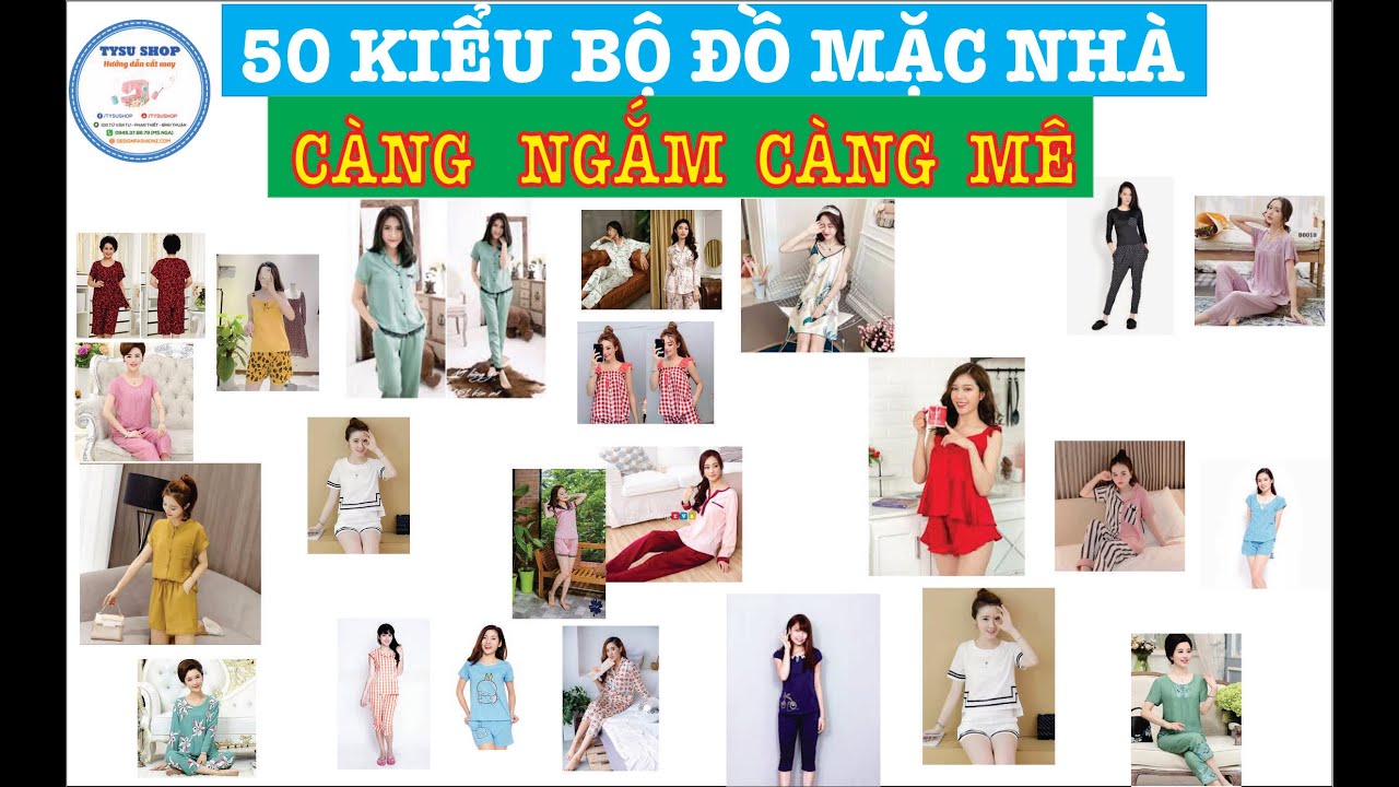 50 Kiểu Bộ Đồ Mặc Nh&agrave; Duy&ecirc;n D&aacute;ng Dễ Thương