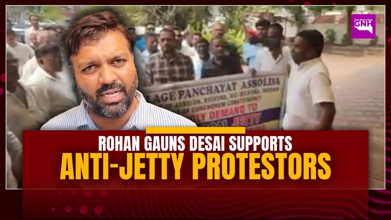 ROHAN GAUNS DESAI SUPPORTS ANTI-JETTY PROTESTORS