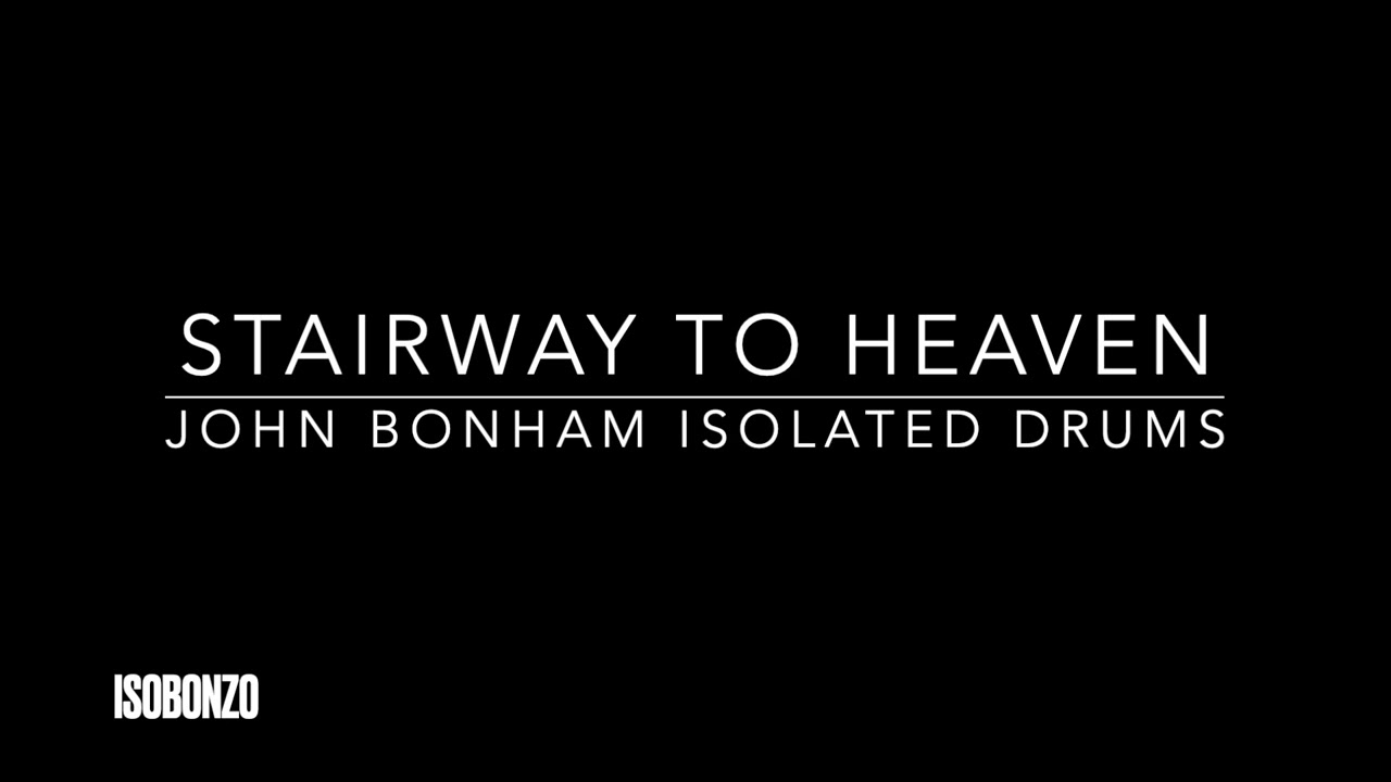 Led Zeppelin John Bonham Isolated Drums • Stairway to Heaven (Led Zeppelin IV)