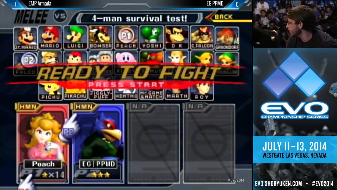 SSBM EVO 2014: Losers Semifinal - EMP Armada vs. EG PPMD