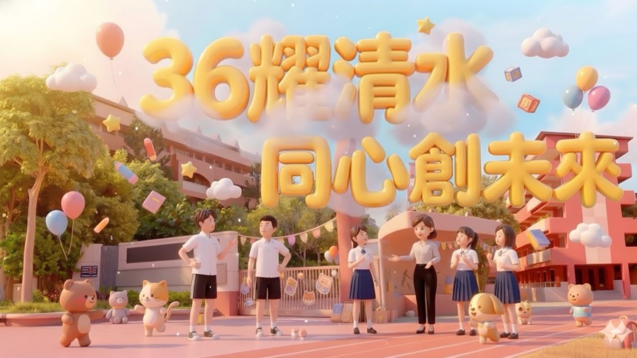 36耀清水 同心創未來｜新北市立清水高級中學 36週年校慶慶祝大會