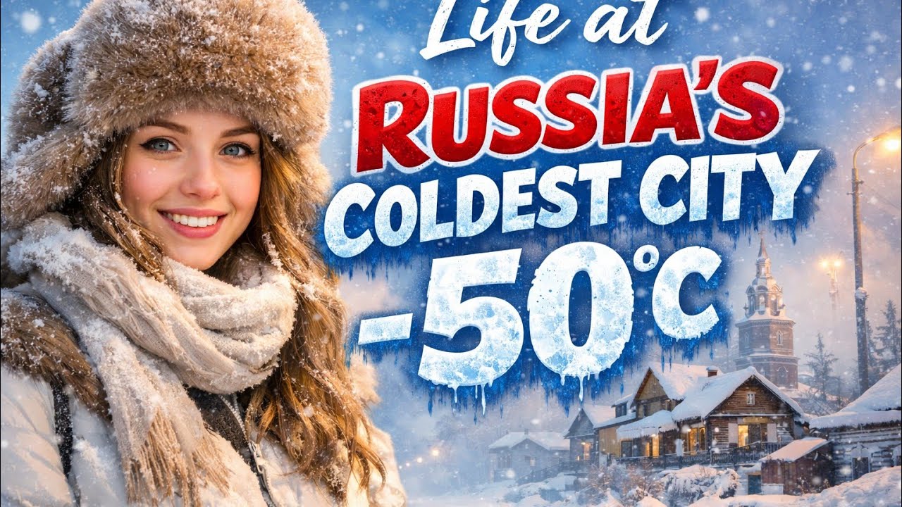 Exploring Russia's Food Choices - Surviving the Cold in the Coldest City of Russia  🧊 🥶 ❄️