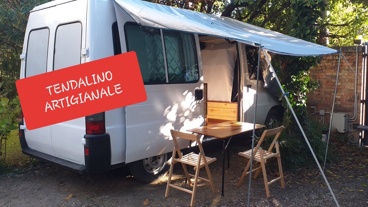 Tendalino artigianale per Van Camperizzato