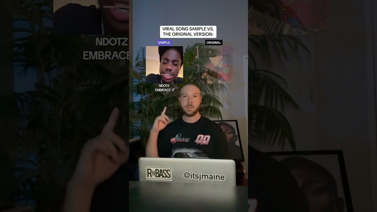 Viral Sampled Song Vs. Original Version: Ndotz &ldquo;Embrace It&rdquo; & RJ Pasin #shorts