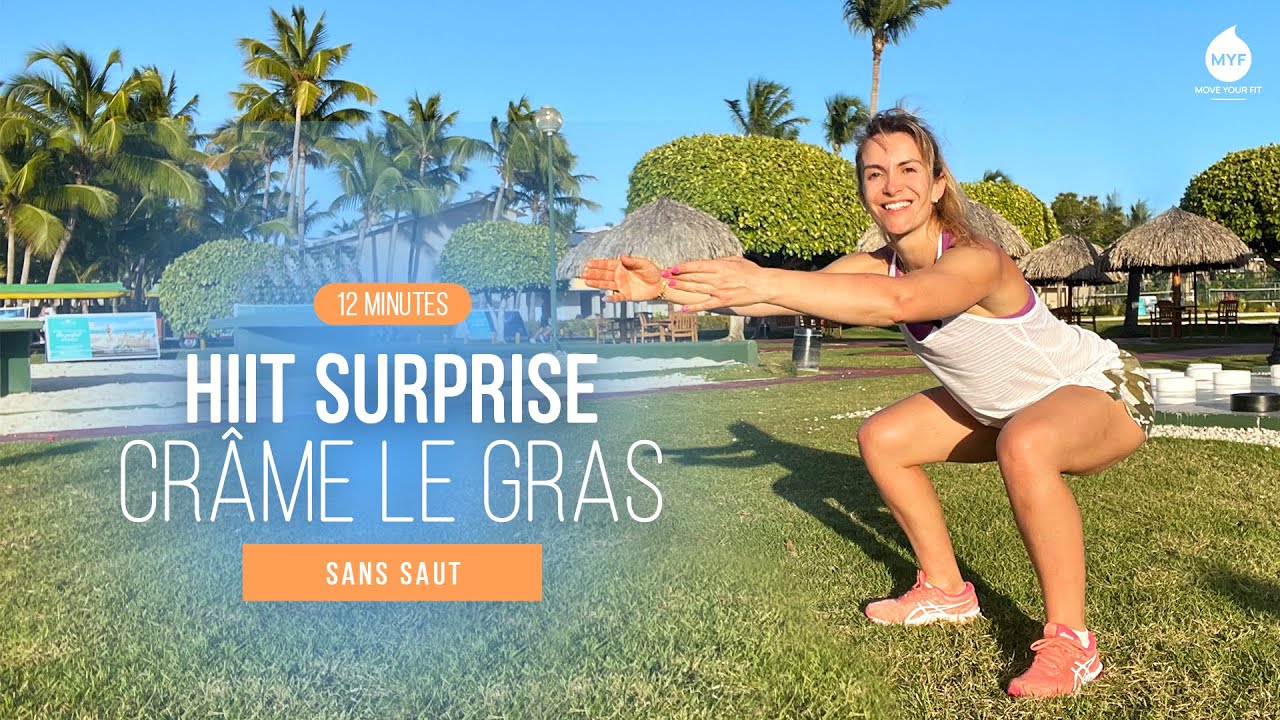 HIIT Fat burner 🔥 - No repeat - No Jump - Jessica Mellet - Move Your Fit