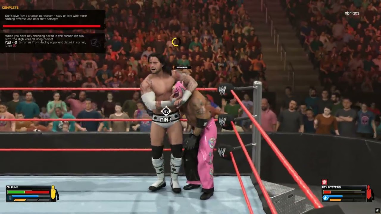 WWE 2k26 Showcase Cm punk vs Rey Mysterio
