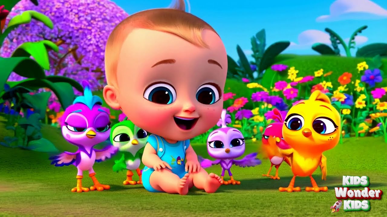 🌤️🌳 I Love to Fly! A Bird's Happy Day! Kids Song - Chirps, Nests & Outdoor Play!