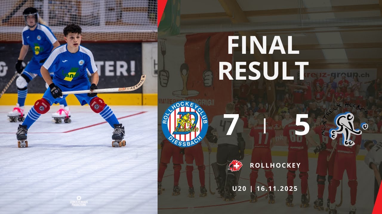 U20 - RHC Diessbach vs Montreux HC - 16.11.2025