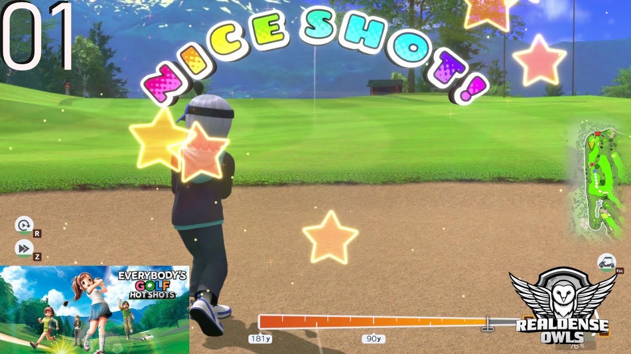 Starting the world tour - Everybody's Golf Hot Shots [01]