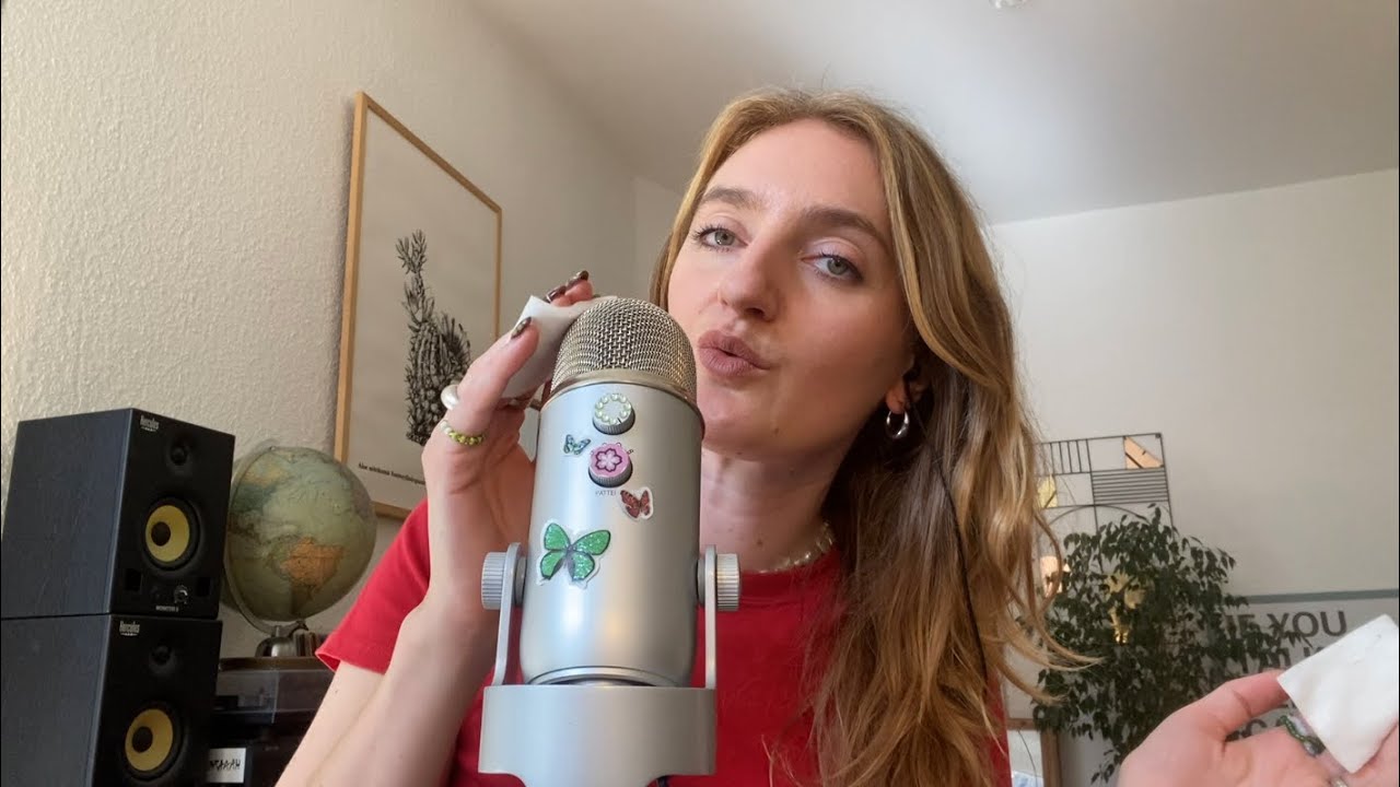 ASMR slow tapping & scratching with long nails ✨ head massage 💆&zwj;♀️ feels like my first video 🥹