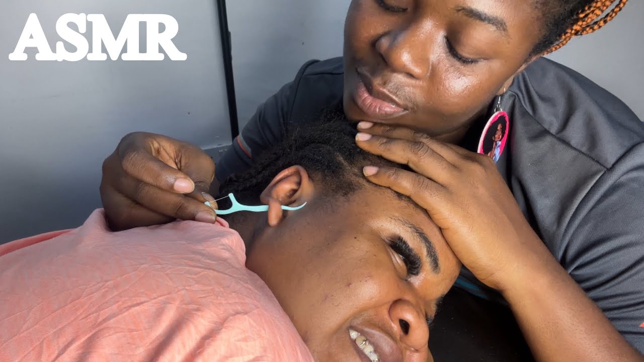 ASMR✨SATISFYING DENTAL FLOSSING YOUR DIRTY EARS PLUS STORYTELLING