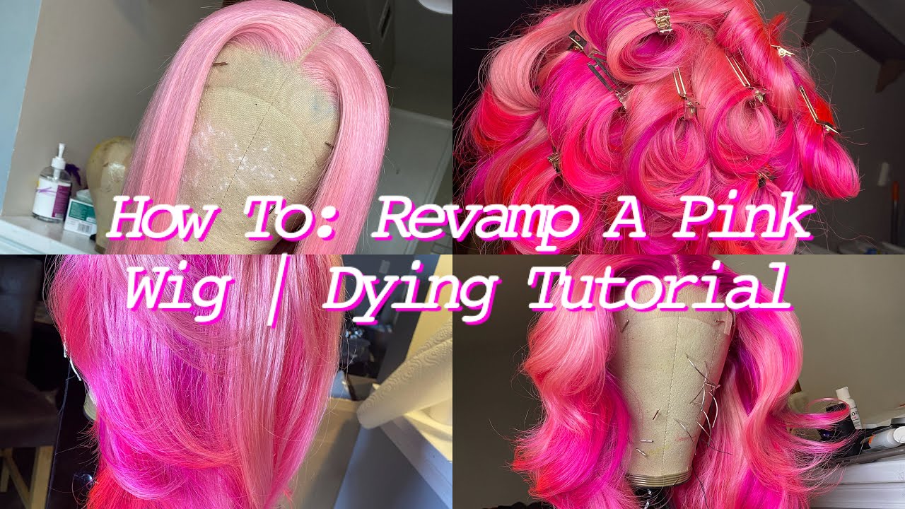 Dying Tutorial | Shades of Pink | How To Revamping A Closure Wig