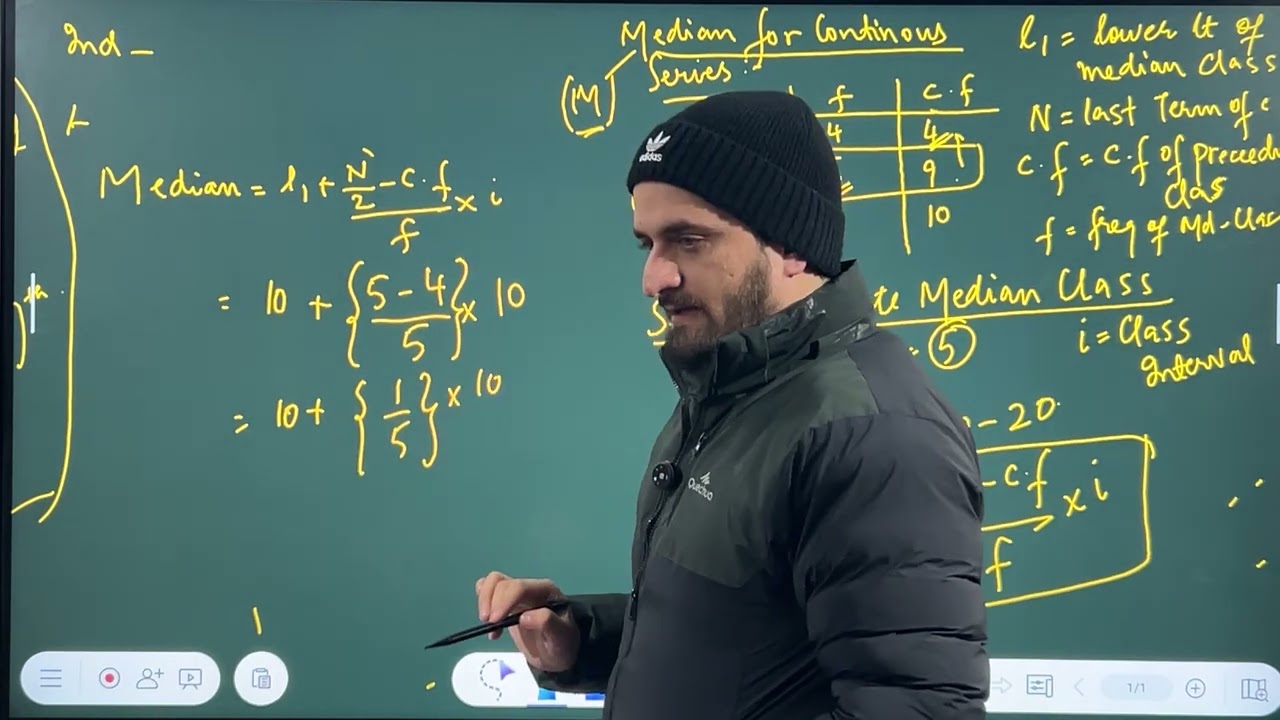Statistics Lecture 25 | Median and Partition Value | JKSSB FAA Statistics | Zaid Sir
