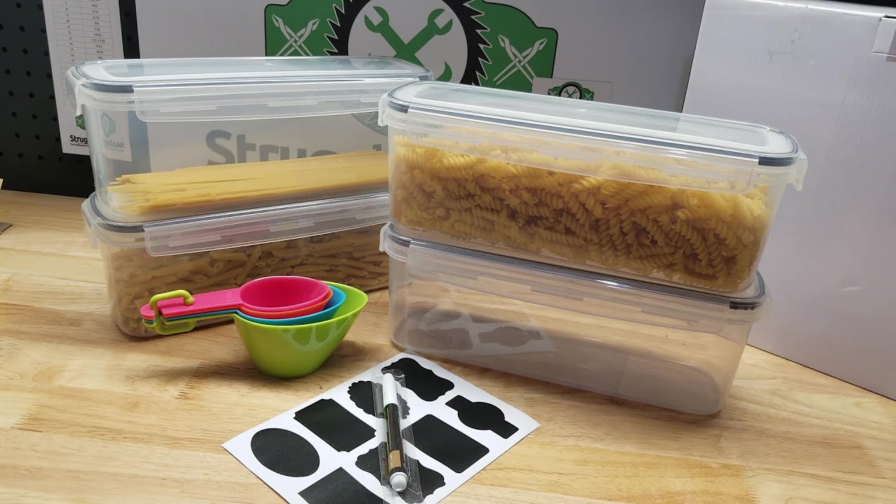 Chef's Path Kitchen Storage Containers Perfect For Pasta!