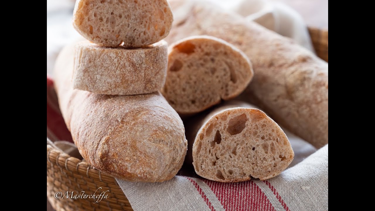 PANE SEMI INTEGRALE con lievito di birra