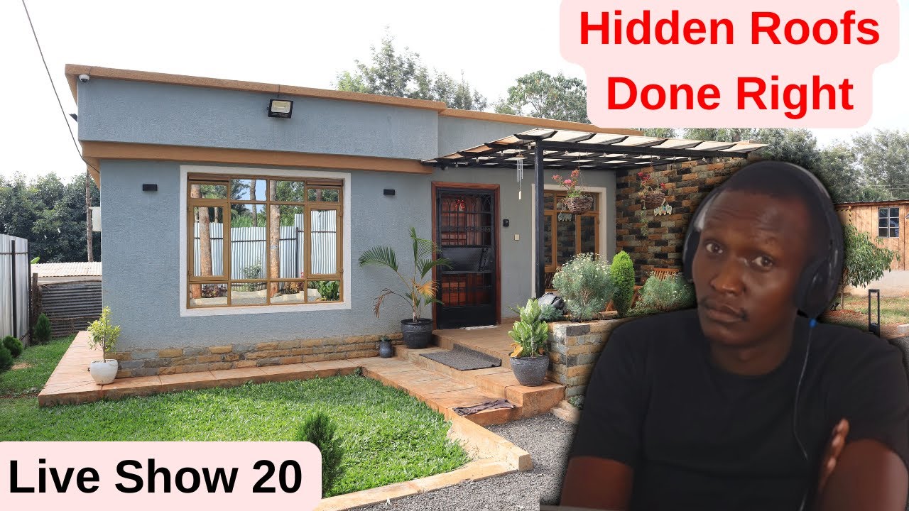 How to build Hidden Roofs Right/Construction in Kenya Live 20