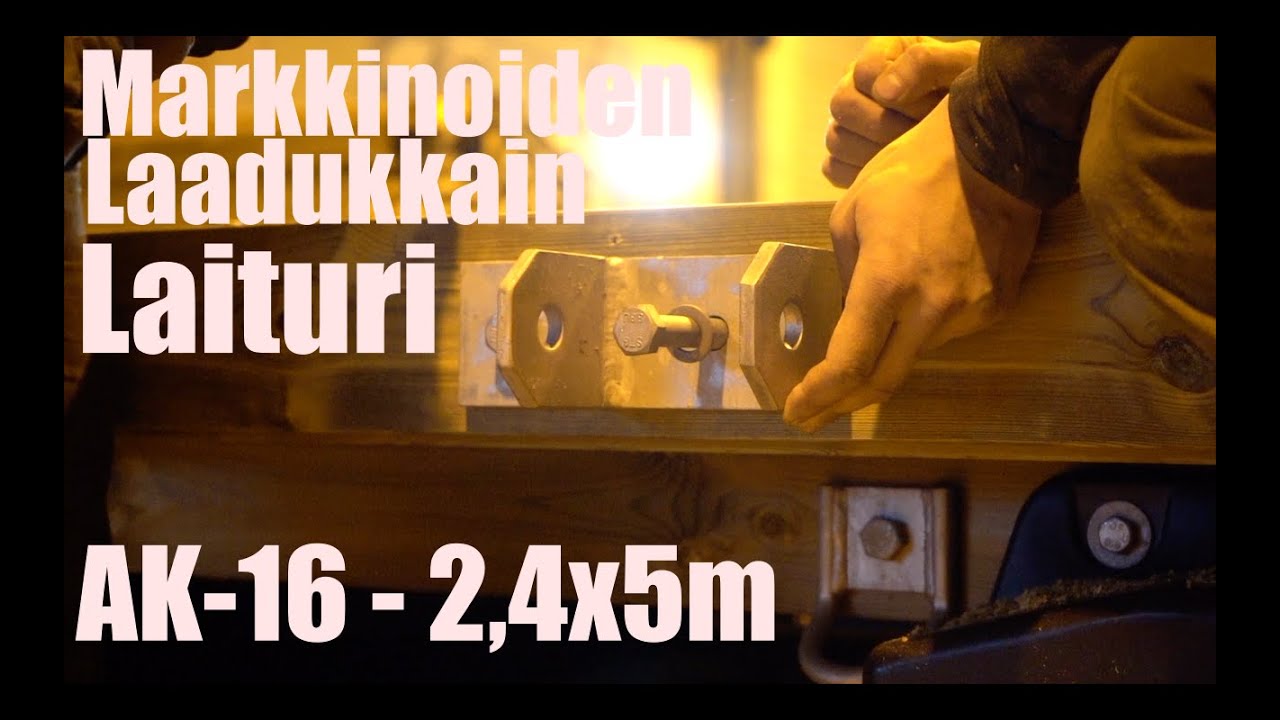 Muoviponttoni mökkilaituri