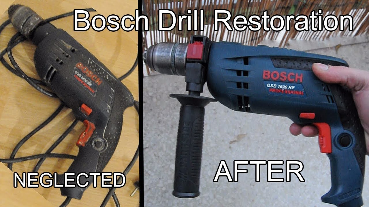Neglected Cord Drill Restoration - 2006 Bosch GSB1600