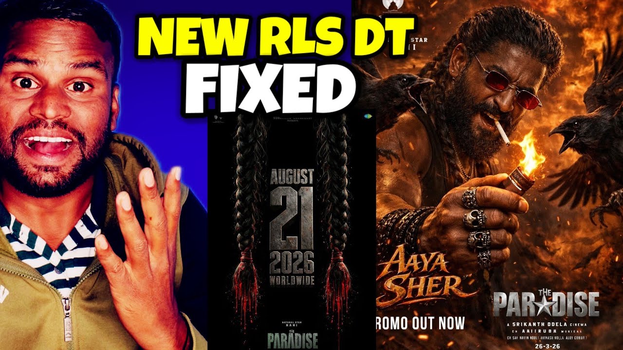 THE PARADISE Movie Official Release Date Fixed | Salman & Sunny Deol Ke Sath Clash | Nani