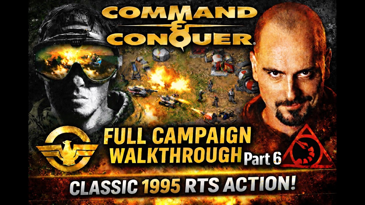 Command & Conquer (1995) – Full Campaign Walkthrough | Classic RTS Gameplay (Part 6)