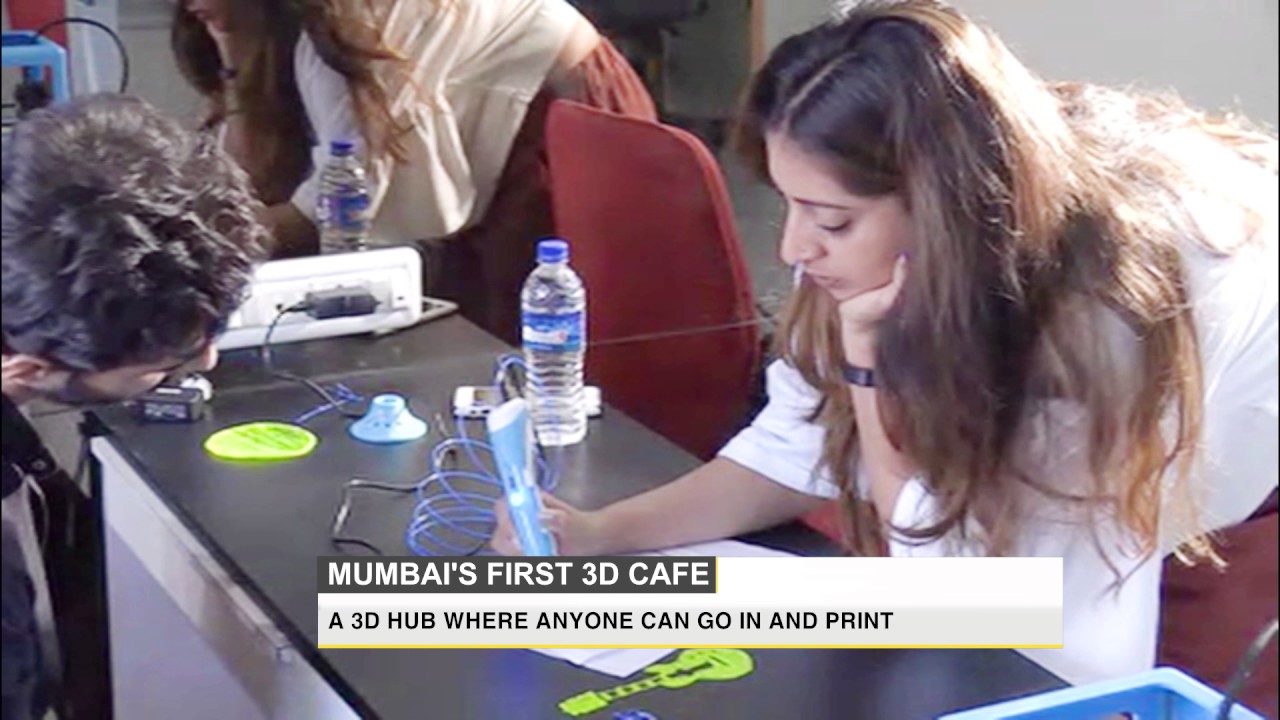 Mumbai's first 3d printing cafe