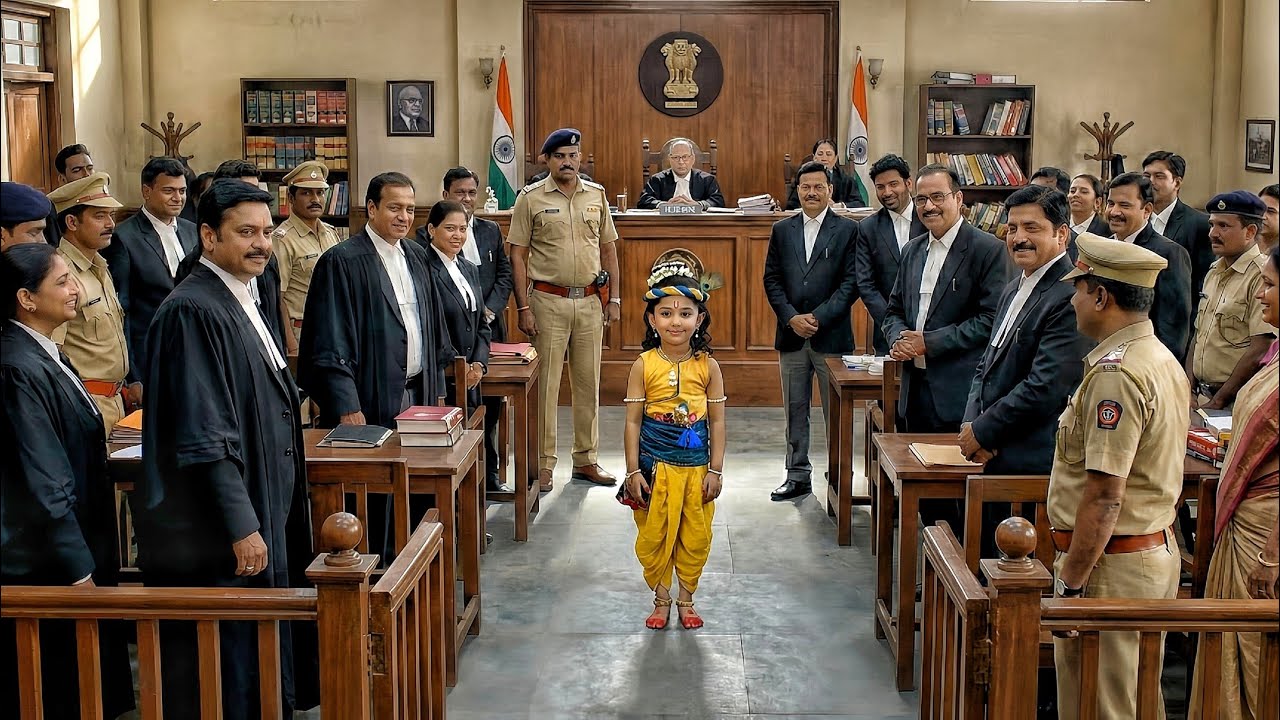 बाल कृष्ण ने कोर्ट में किया चमत्कार पुलिस ओर वकील हुए हैरान | यशोमती मईया के नंदलाला | Krishan Leela