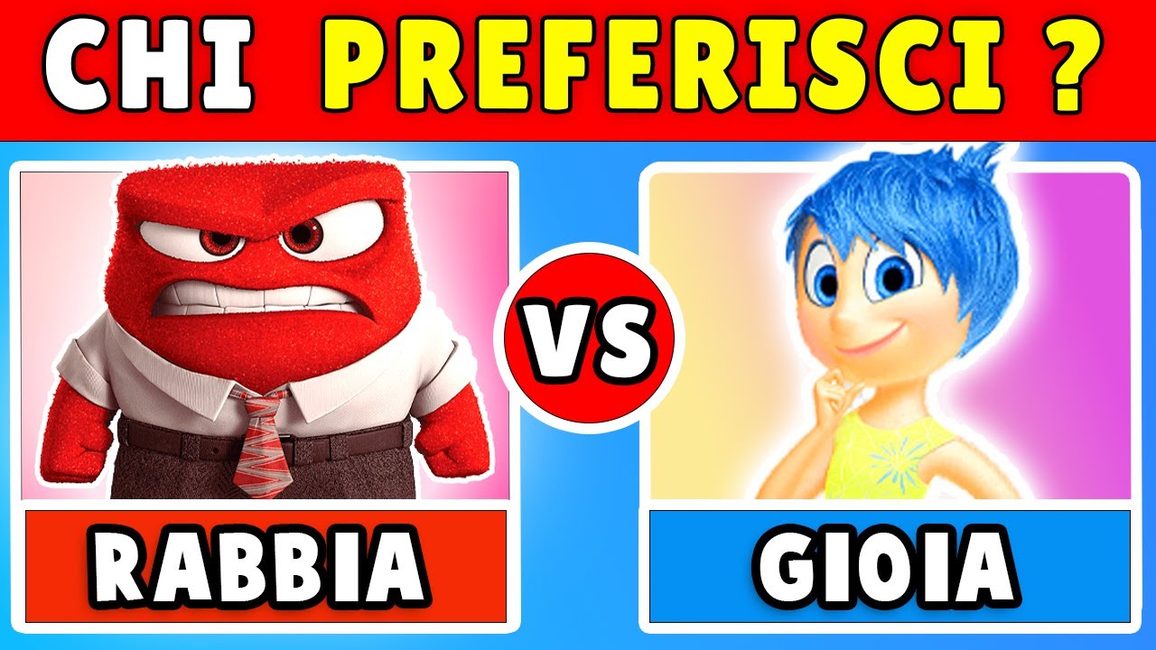 VOTA IL PERSONAGGIO DI INSIDE OUT 2