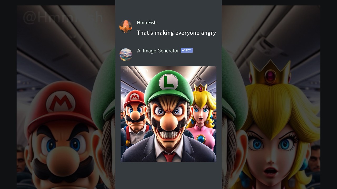 Luigi's Perfect Anger Management ..! #ai