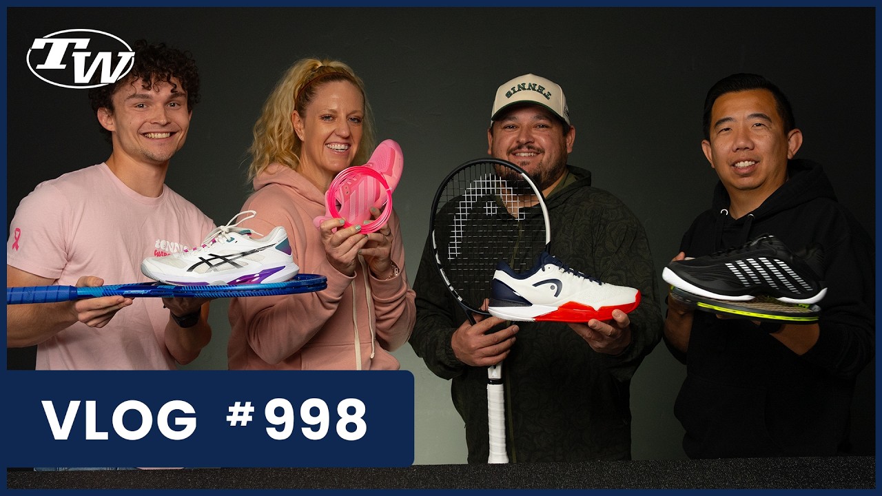 Tennis Gear We&rsquo;d Swipe Right On (Racquets, Shoes, String): Playtester Favorites Right Now 😍 VLOG