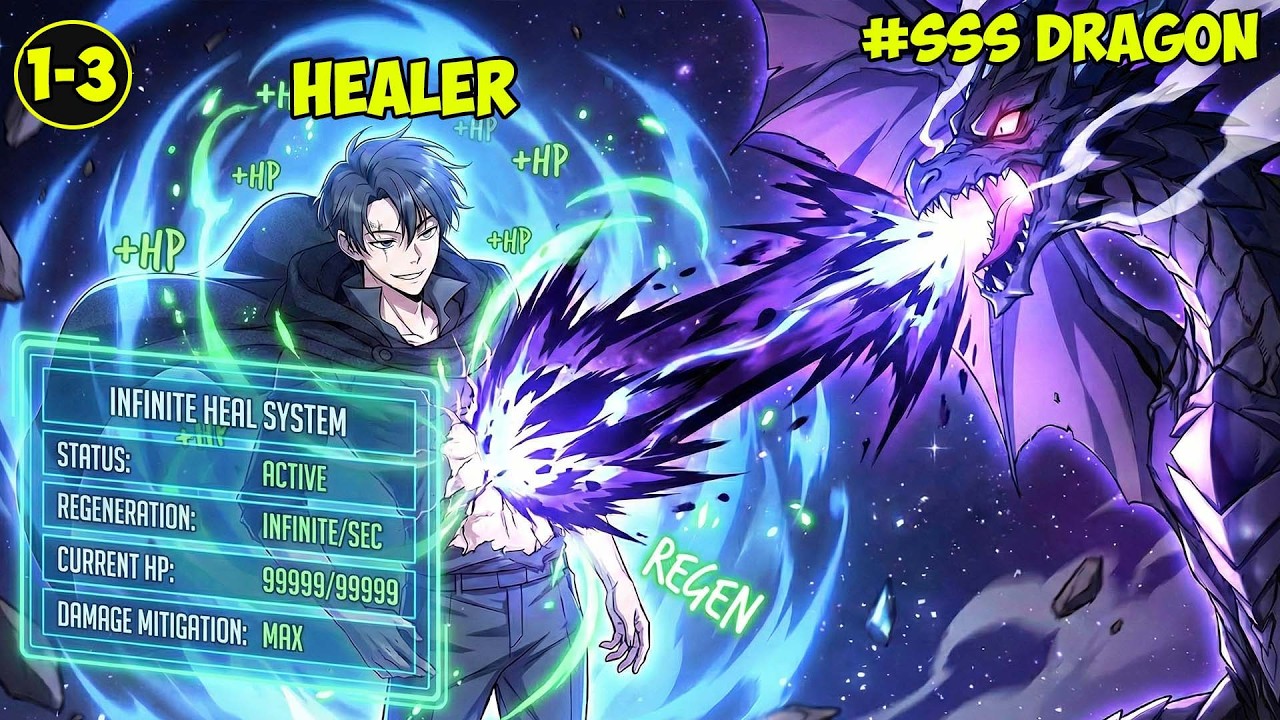 The Only Healer Who Can Deal 99,999 Damage With A Single Touch! Manhwa Recap (1-3)