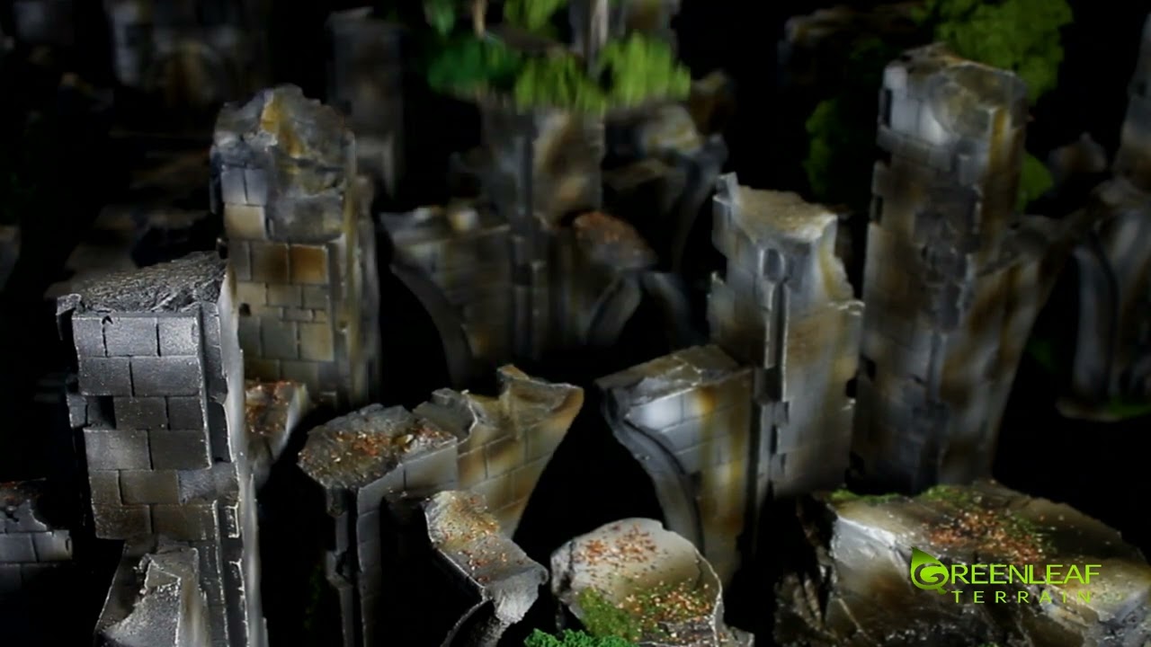 Overgrown Gothic Ruins Set - For SALE!