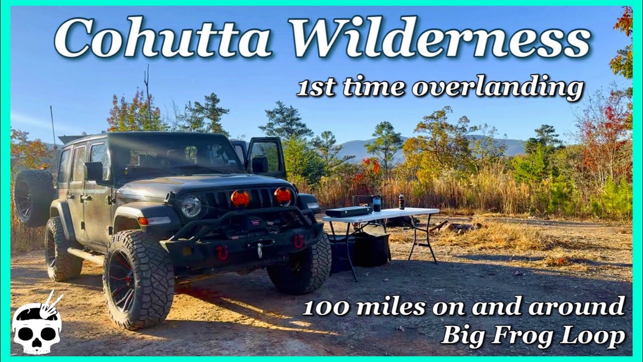 Big Frog Loop in 4k!!, 1st time overlanding. Epic off road solo camping adventure in Cohutta