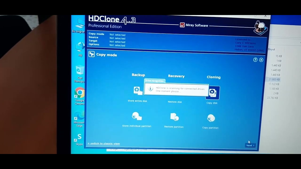 SDD DISK KLONLAMA DISK DEĞİŞTİRME HDCLONE KULLANIMI HP PROBOOK 450 G3