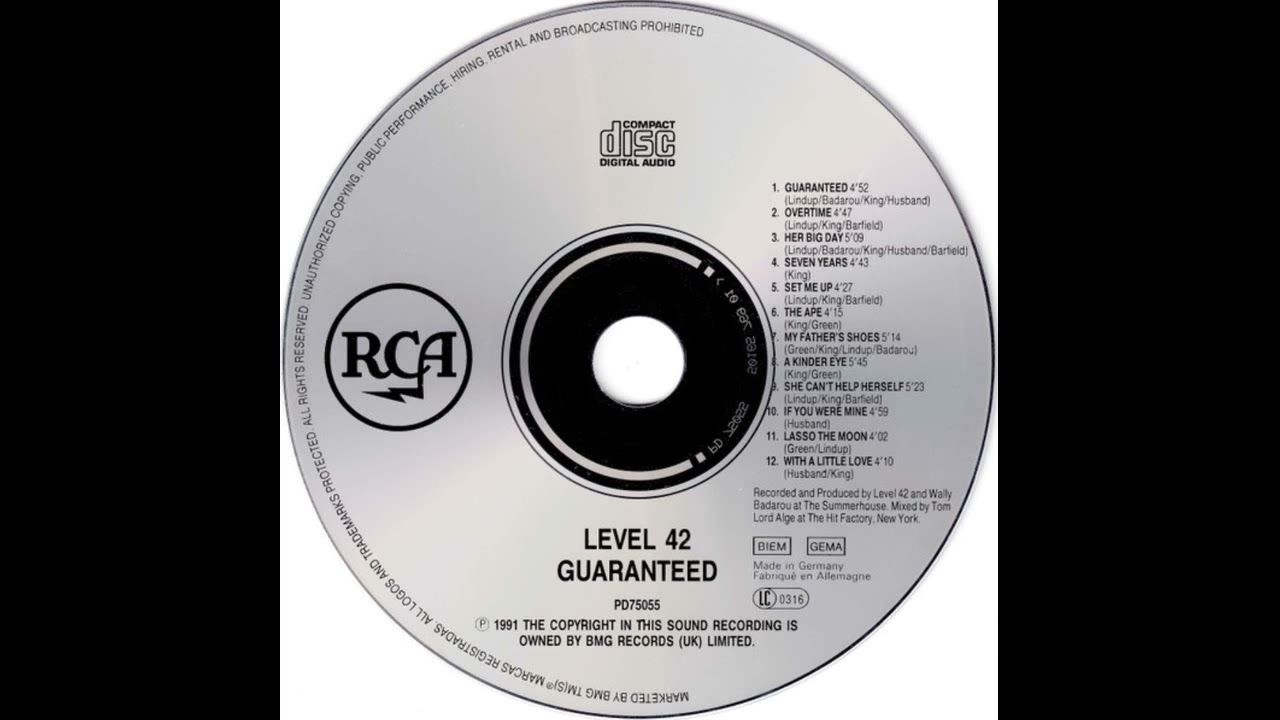 Level 42 - Guaranteed (1991)