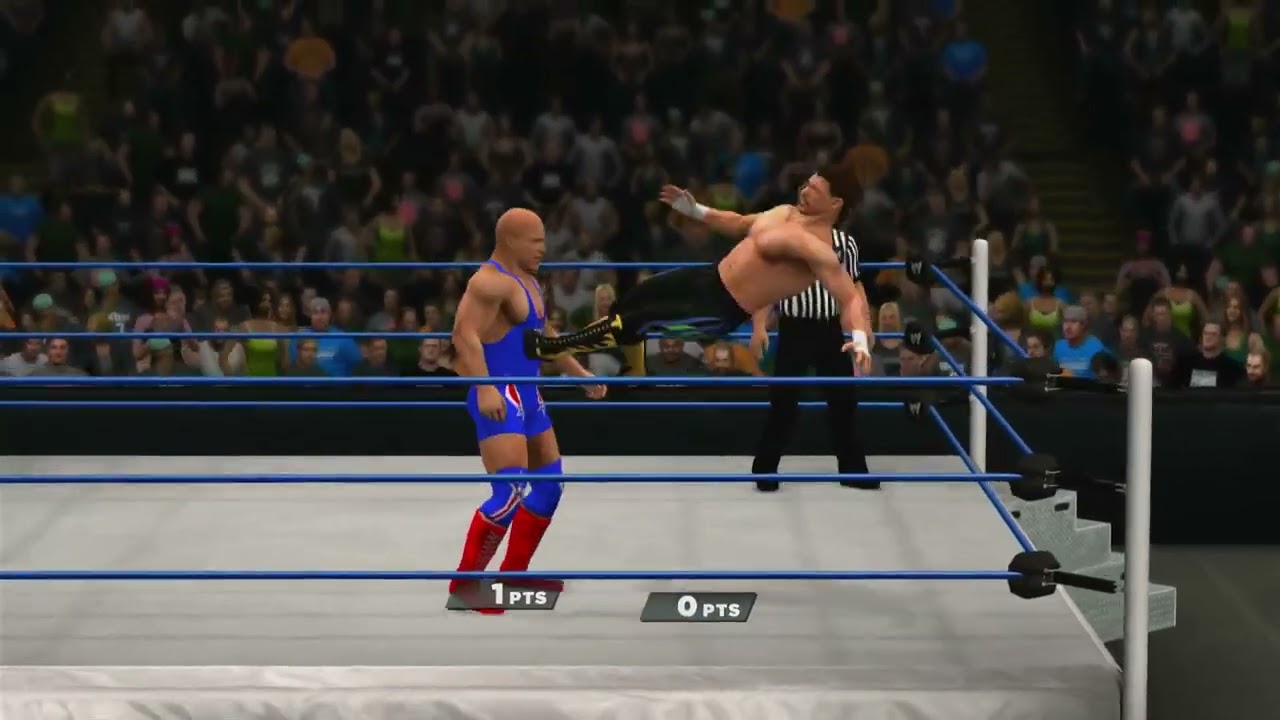 WWE 2K15 - Эдди Герреро против Курта Энгла - Матч до двух побед из трёх: Smackdown [02.09.2004]