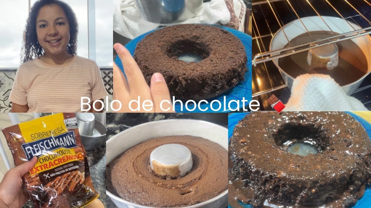 FAZENDO BOLO DE CHOCOLATE!