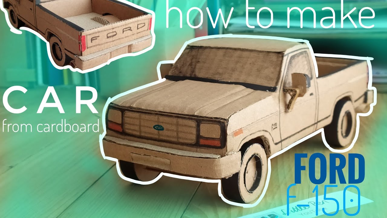 Kartondan Araba Yapımı | Ford F150 maketi |  How To Make Car From Cardboard |Dıy Cardboard