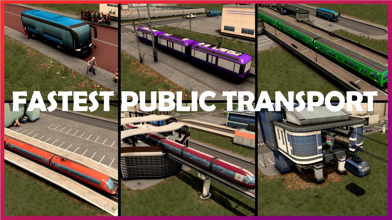 Which one is the fastest public transportation?!