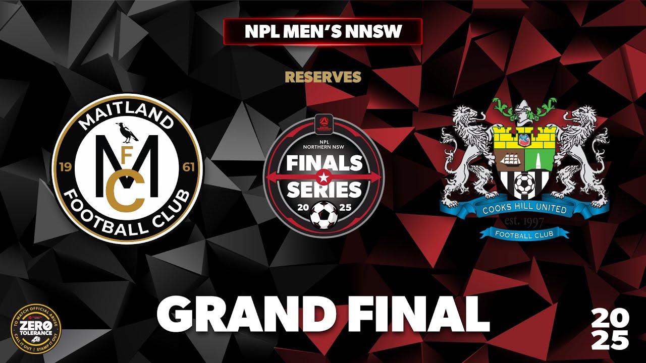 NPL Men's NNSW Reserve Grade Grand Final - Maitland FC v Cooks Hill United