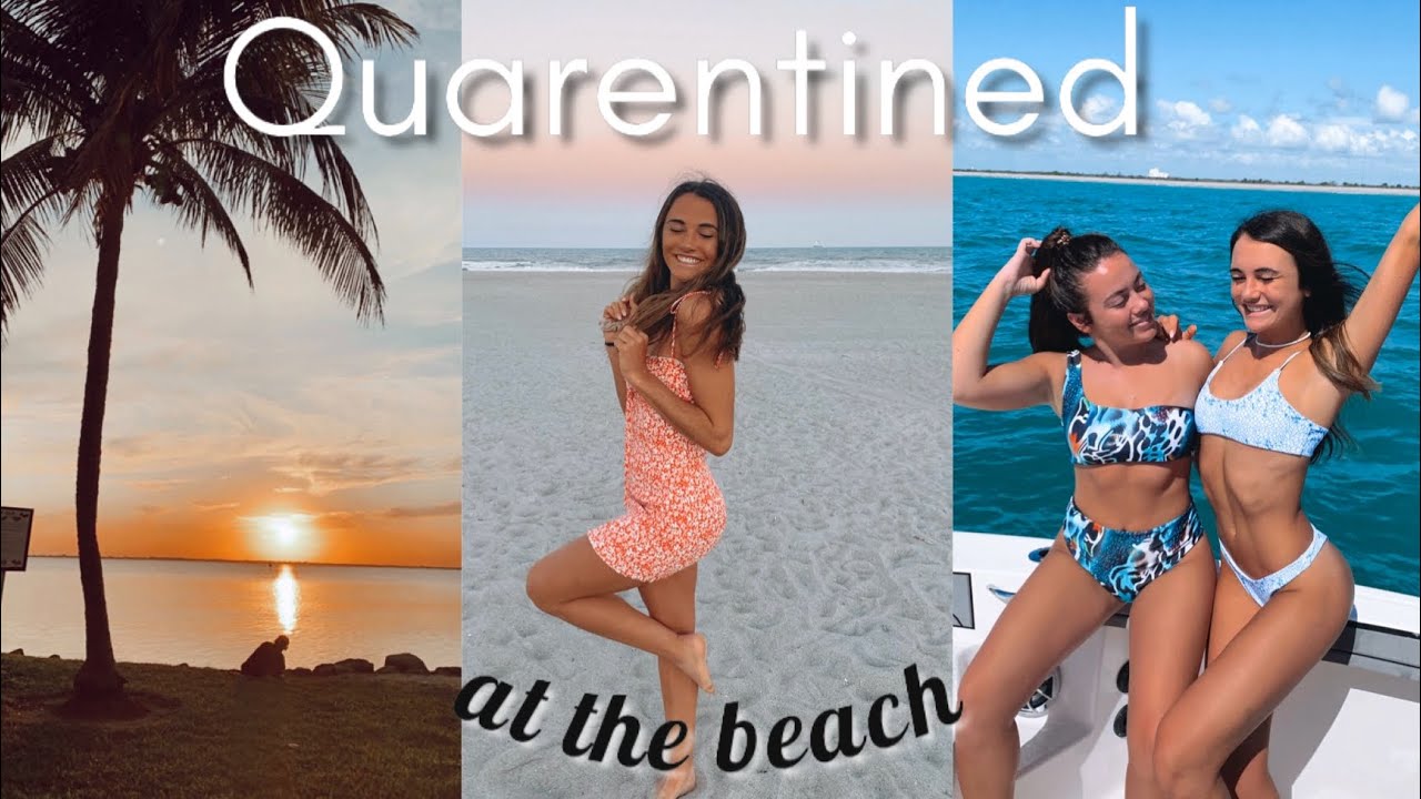 quarantined at my friends beach house!!!