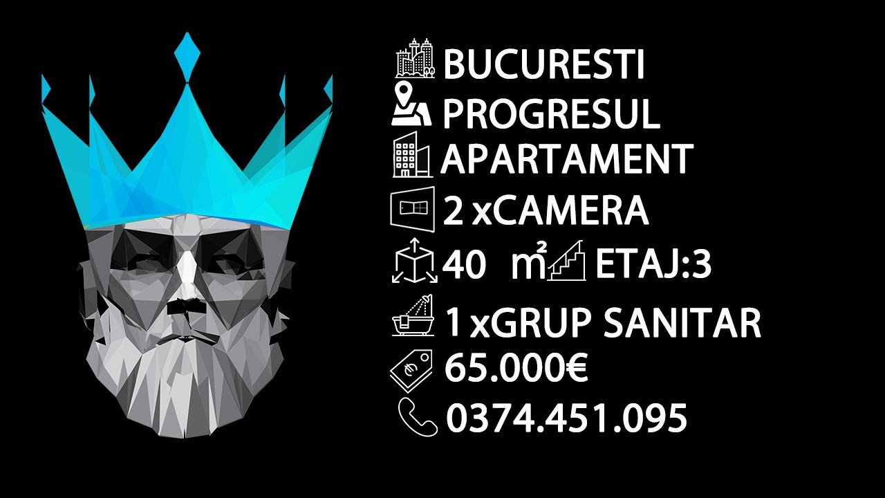 BUCURESTI|Progresul | 2 Camere 40mp | Centrala | Lift | Nemobilat | 3/4 |