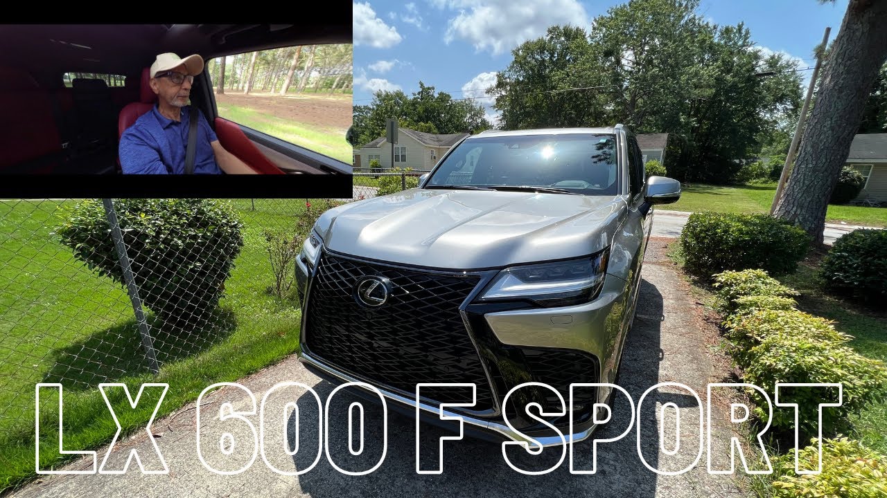 Car Review 2022 Lexus LX 600 F Sport Handling and POV Test Drive