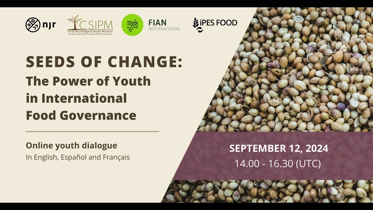 Seeds of Change: The power of youth in global food governance