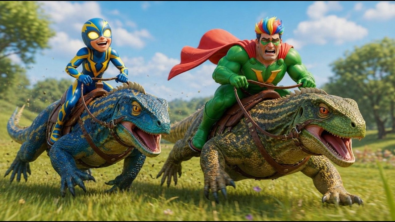 🐉🕷️ SPIDERMAN Wins The Magic Legendary Dragon Racing Championship – Epic Racing Challenge