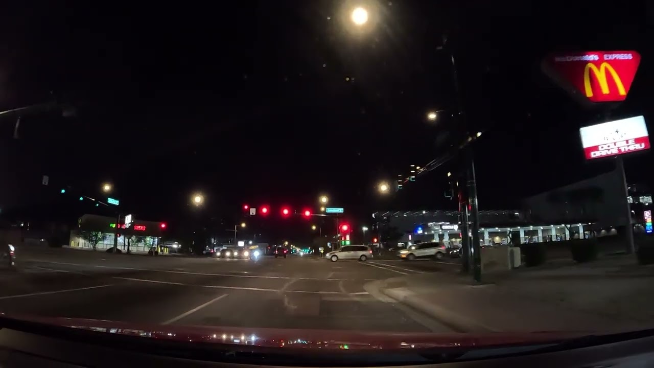 Night driving video 100