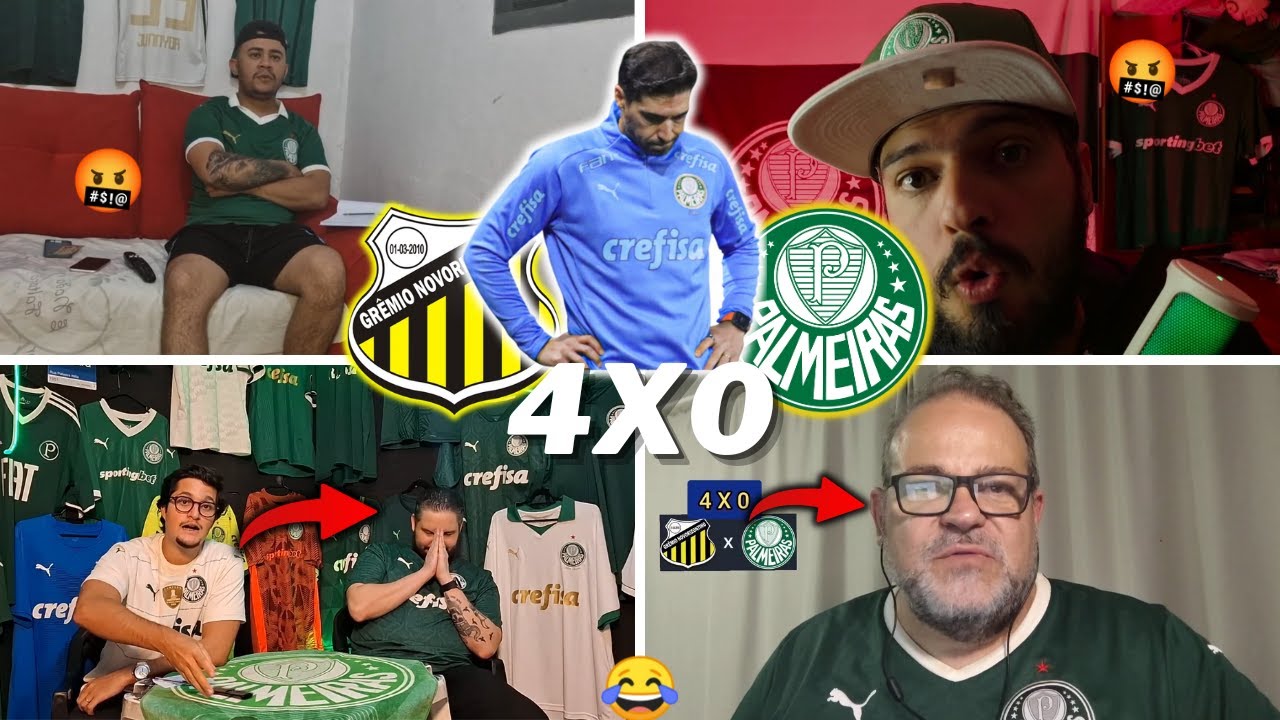 REAÇÕES DOS PALMEIRENSES | NOVORIZONTINO 4 X 0 PALMEIRAS | PAULISTÃO 2026- VAMOS RIR KKKKK